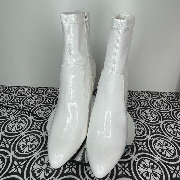 Wild Pair Becci Sock Booties white 8.5m - Picture 5 of 14